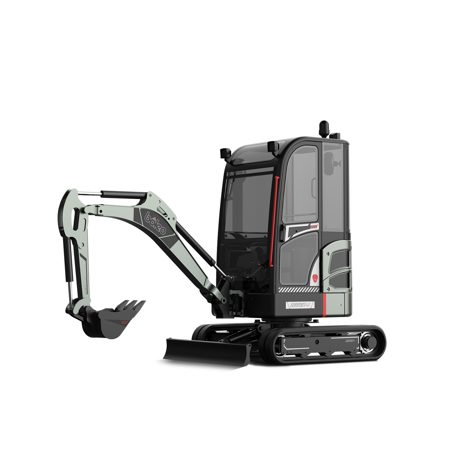 Mini giratória Boleo ZEWEIT Z – 2,0 t